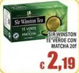Top Supermercati Sir Winston Tea Tè Verde Matcha offerta