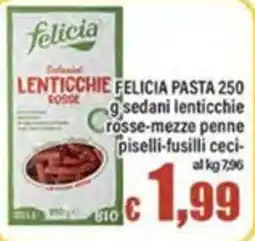 Top Supermercati Felicia lenticchie rosse offerta