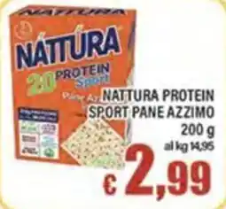 Top Supermercati Nattura protein sport pane azzimo offerta