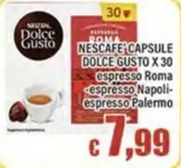Top Supermercati Nescafe capsule Dolce Gusto offerta