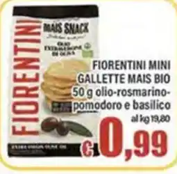 Top Supermercati Fiorentini mini gallette mais bio offerta
