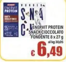 Top Supermercati Enervit Protein Snack Cioccolato Fondente offerta