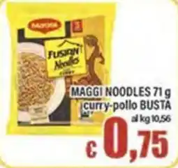 Top Supermercati Maggi Fusion Noodles curry-pollo offerta