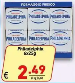 Ipercarni Philadelphia formaggio fresco offerta