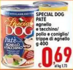 Iper Triscount Special Dog Pâté agnello e tacchino offerta