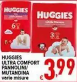 Iper Triscount Huggies ultra comfort pannolini/mutandina offerta