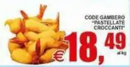 Pewex Code gambero pastellate croccanti offerta