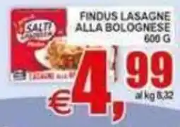 Pewex Findus lasagne alla bolognese offerta