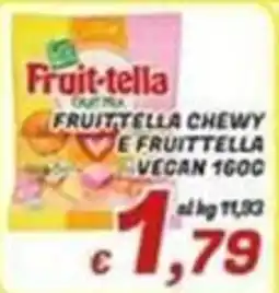 Idromarket Fruit-tella Fruit-tella Chewy e Fruit-tella Vegan offerta