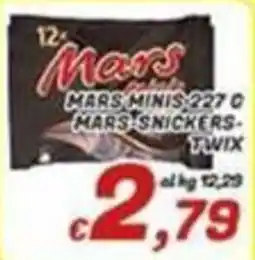 Idromarket Mars Minis Mars Snickers Twix offerta