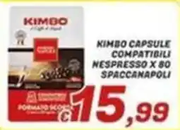 Idromarket Kimbo capsule compatibili Nespresso offerta