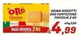 Idromarket Saiwa biscotti oro offerta