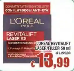 Top Supermercati L'Oréal Paris Revitalift Laser X3 offerta
