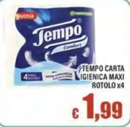 Top Supermercati Tempo carta igienica maxi offerta