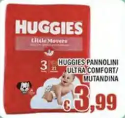 Top Supermercati Huggies pannolini ultra comfort/mutandina offerta