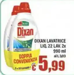 Top Supermercati Dixan lavatrice offerta