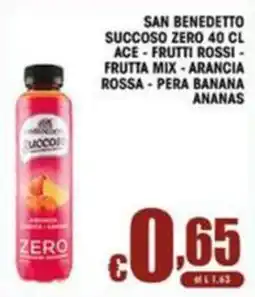 Sacoph San Benedetto Succoso Zero offerta