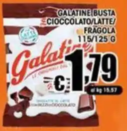Sacoph Galatine busta cioccolato/latte/fragola offerta