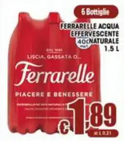 Sacoph Ferrarelle acqua effervescente offerta