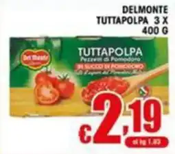 Sacoph Del Monte Tuttapolpa offerta