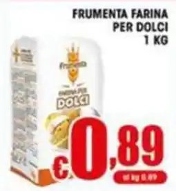 Sacoph Frumenta farina per dolci offerta