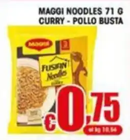 Sacoph Maggi Fusinn Noodles Curry - Pollo Busta offerta