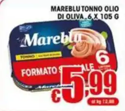 Sacoph Mareblu tonno olio di oliva offerta