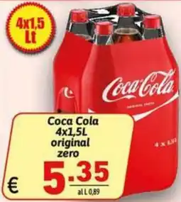 Ipercarni Coca Cola original zero offerta