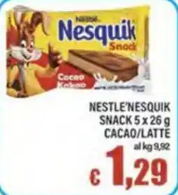 Top Supermercati Nestlé Nesquik Snack offerta