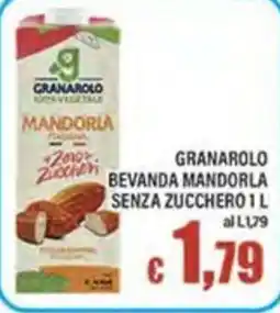 Top Supermercati Granarolo bevanda mandorla senza zucchero offerta