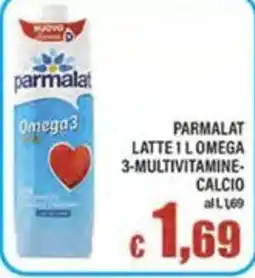 Top Supermercati Parmalat latte 1 l omega 3-multivitamine-calcio offerta