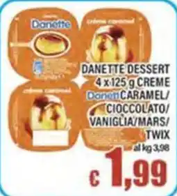 Top Supermercati Danette dessert offerta