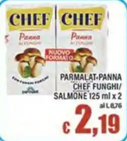 Top Supermercati Parmalat-Panna Chef Funghi/Salmone offerta