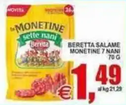 Pewex Beretta salame monetine 7 nani offerta