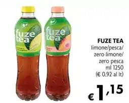 Eurospesa Fuze Tea limone/pesca/ zero limone/ zero pesca offerta