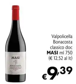 Eurospesa Valpolicella Bonacosta classico doc MASI offerta