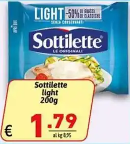 Ipercarni Sottilette light offerta