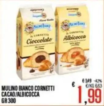 Mulino Bianco Cornetti Cacao/Albicocca