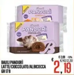 Supermercati EffePiù Bauli Pandori Latte/Cioccolato/Albicocca offerta