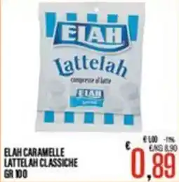 Supermercati EffePiù Elah caramelle lattelah classiche offerta