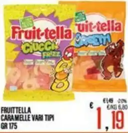 Supermercati EffePiù Fruit-tella caramelle vari tipi offerta