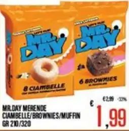 Supermercati EffePiù Mr. Day merende offerta
