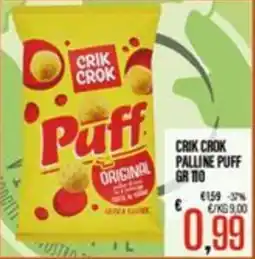 Supermercati EffePiù Crik Crok Puff Original offerta