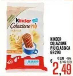 Supermercati EffePiù Kinder Colazione Più offerta