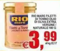 Pewex Rio mare Filetti di Tonno offerta