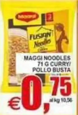 Pewex Maggi Fusion Noodles Curry Pollo offerta