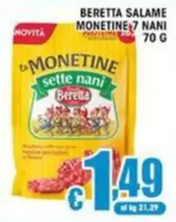 Sacoph Monetine sette nani Beretta offerta
