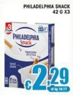 Sacoph Philadelphia Snack offerta