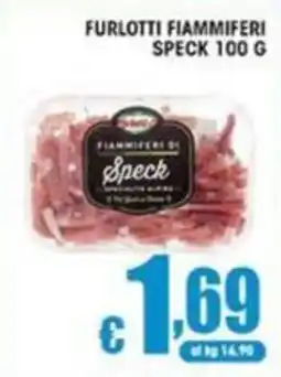 Sacoph Furletti fiammiferi speck offerta