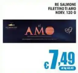 Sacoph Re Salmone filettino ti amo offerta